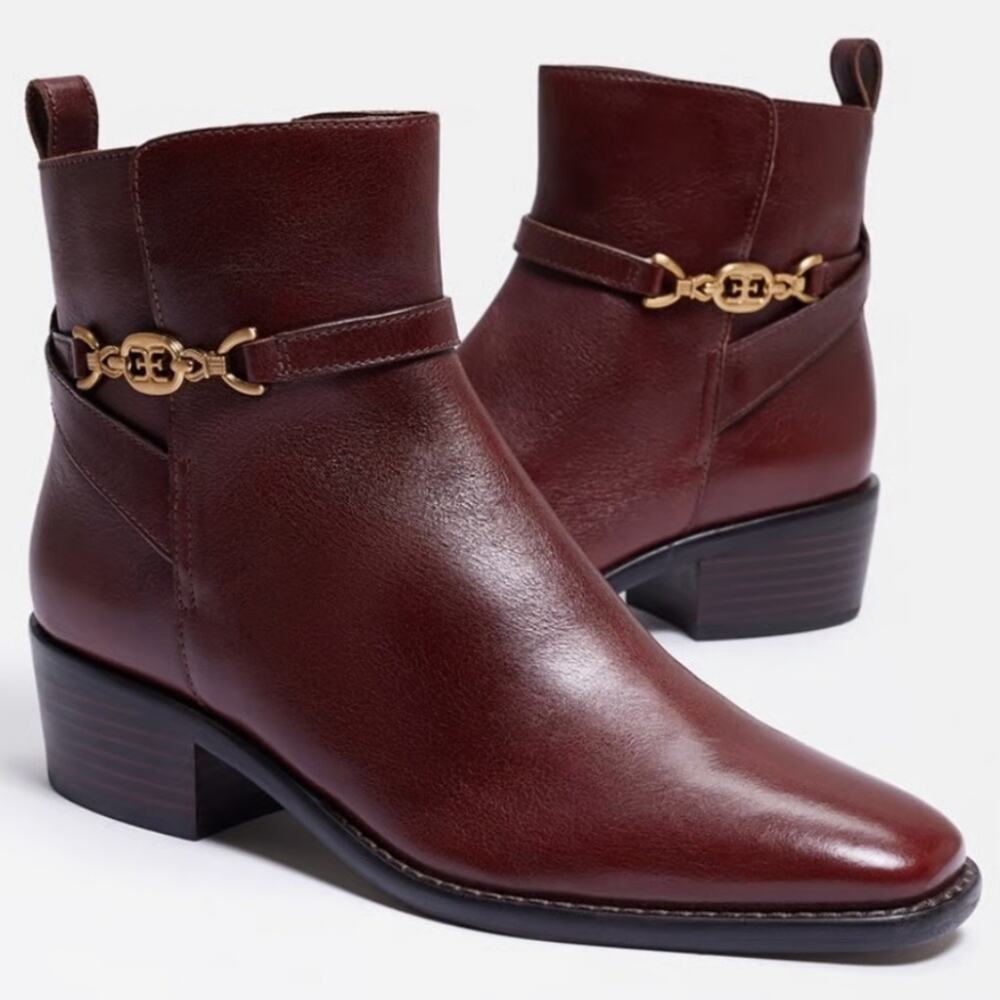 Sam Edelman Brawley Buckled Ankle Boots Size 8 New